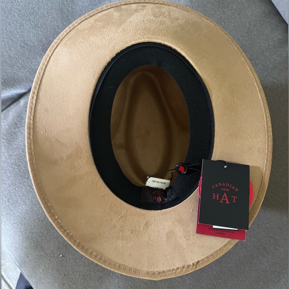 NWT Canadian Hat Company Fabiola Waterproof Hat size Medium in Camel - Picture 2 of 11